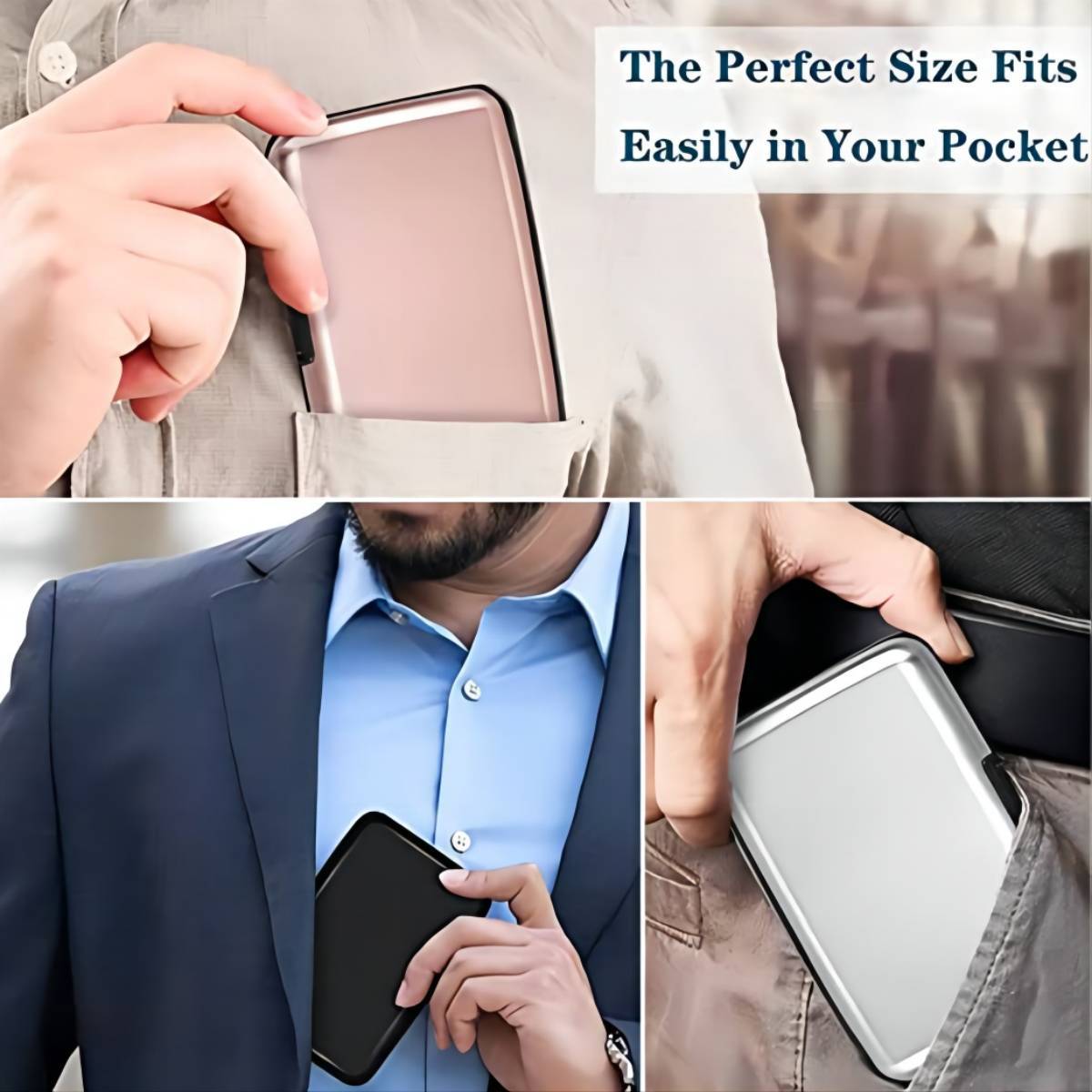 SafeCard Pro — RFID Aluminum Wallet | Card Protector
